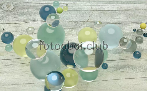доски, шары, абстракция, 3д, 3d